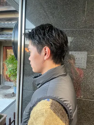 ショート メンズ 野本光一朗/メンズ/ メンズパーマのヘアスタイル