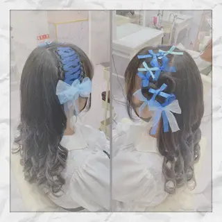 ロング ヘアアレンジ ヘアセット/着付け 𓇼 松本 夏美𓇼のヘアスタイル