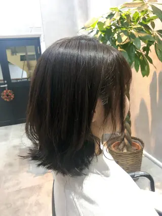 ミディアム カラー ヘアアレンジ SAKURA所属・鹿取 三紗子のヘアスタイル