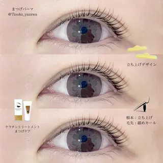 マツエク・マツパ Stella 谷澤のマツエク・マツパデザイン