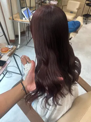 ロング カラー 髪質改善AUSTIN登戸所属・野村 一花 / 暖色 カラー / Wカラーのヘアスタイル