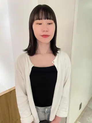 ミディアム iet.所属・ウルフ/ボブ/耳ツボ ジュエリー◎ricoのヘアスタイル