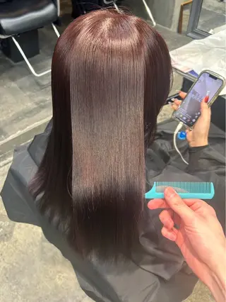 カラー ア ユ ミのヘアスタイル