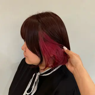 ミディアム カラー 🍀ブリーチ/艶カラ ー🍀 コイケのヘアスタイル