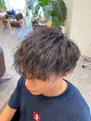 パーマ メンズ メンズ特化LIBER 石川玲央のヘアスタイル