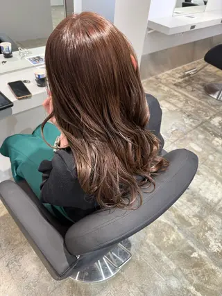 セミロング カラー 髪質改善/艶カラー /梅田/菅野🌟のヘアスタイル