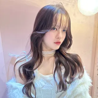 ロング カラー 上品うるツヤ韓国ヘア 🤍Hanaのヘアスタイル
