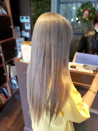 ロング カラー Dr's Salon LAB所属・小島　崇義 ブリーチお任せ下さいのヘアスタイル