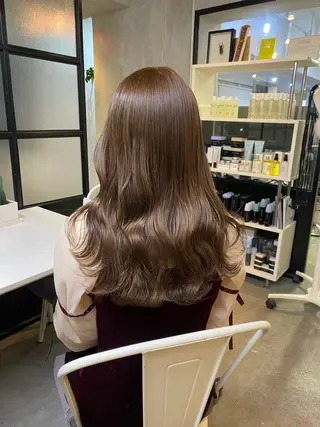 ロング カラー 飯田 晟恭のヘアスタイル