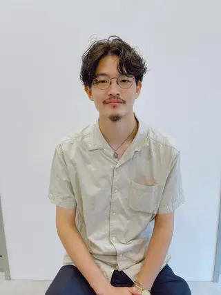 ショート パーマ メンズ メンズパーマ タカキリョウのヘアスタイル