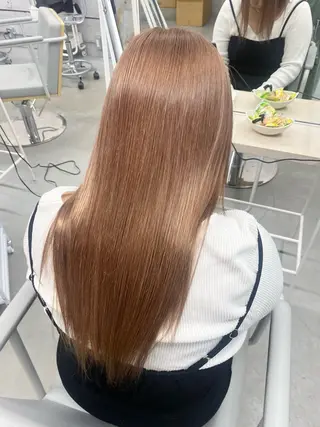 ロング カラー qulim所属・前橋 姫奈のヘアスタイル