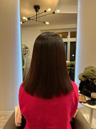 セミロング 松本 湧貴のヘアスタイル