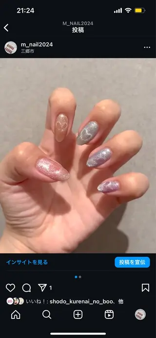 ネイル 🆕三郷市戸ヶ崎🎀 Ownerのネイルデザイン