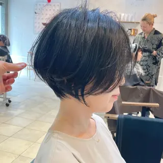 ショート 表参道/大人ショート カットモデル募集⭐︎のヘアスタイル