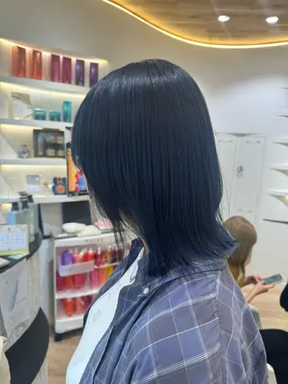 ミディアム カラー 垢抜け/レイヤー/ ハイトーン/アスナのヘアスタイル