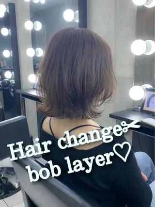 ミディアム youres hair 髪質改善トリートメント&ヘッドスパ  新宿三丁目店【ユアーズヘア】所属・🦋透明感カラー 👑NODOKA🦋のヘアスタイル