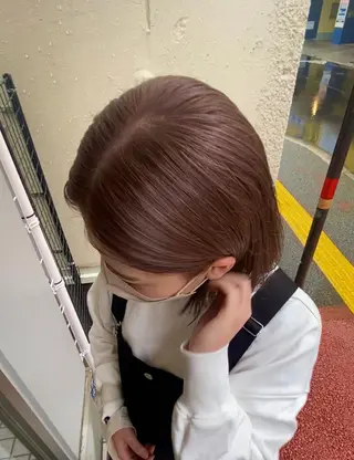 ショート F-card所属・shiga mariaのヘアスタイル