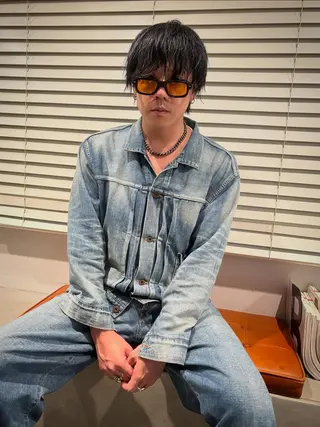 ショート カラー メンズ 優 作のヘアスタイル