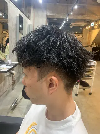 パーマ メンズ ⚡️メンズパーマ特化 mens支持◎/忠地のヘアスタイル