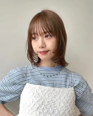 ショート 似合わせ/透明感 /レイヤー/りほ🤍のヘアスタイル
