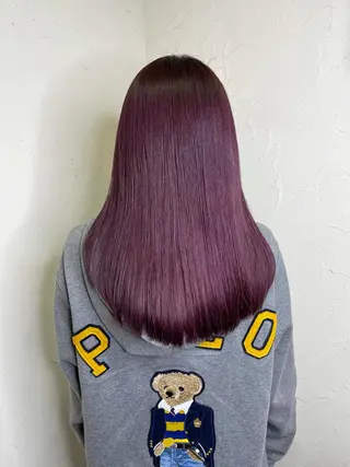 ロング カラー 韓国ヘア🫧艶カラー 🫧髪質改善/オオヤのヘアスタイル