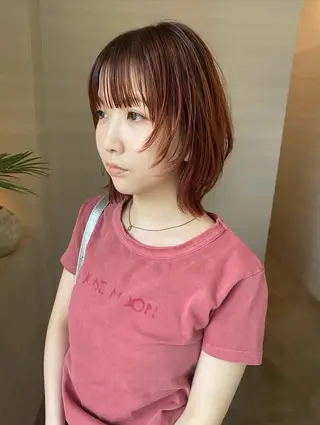 ミディアム haru🌘レイヤー ・ウルフ/川崎のヘアスタイル