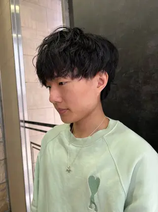 パーマ メンズ メンズカット/柏/韓 国/メンズパーマ航太のヘアスタイル