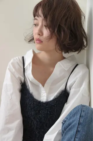 ショート パーマ Neolive caffのヘアスタイル