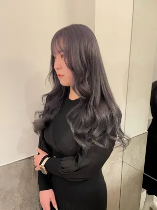 ロング カラー ヘアアレンジ SALOWIN原宿ash店所属・理想のハイトーンへ 🌙サイダサキのヘアスタイル