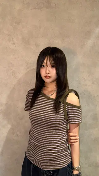 ロング 斎藤 まゆのヘアスタイル
