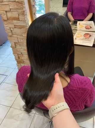 ミディアム 🎀透明感カラー 🐈ナズナのヘアスタイル