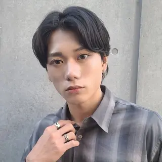 メンズ ヘアアレンジ/透明感 カラー/AKARIのヘアスタイル