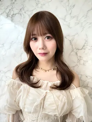 ロング カラー 石戸谷　海斗/韓国 レイヤー/艶カラーのヘアスタイル