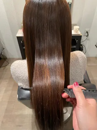 ロング 石川 聖奈のヘアスタイル