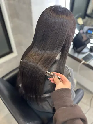 ロング MILLY【ミリー所属・SHION エクステ／ヘアセットのヘアスタイル