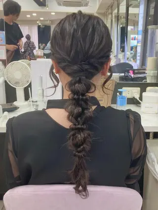 ロング ヘアアレンジ ヘアセット/エクステ cocoro🐹🎀のヘアスタイル