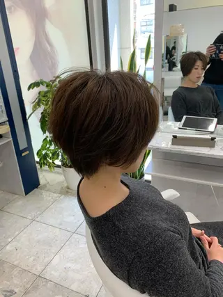 ショート カラー 相武台ショート特化 💐川崎希💐のヘアスタイル