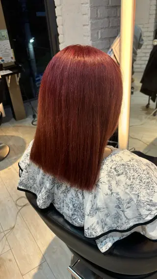 カラー miyu/ボブ/ 透明感カラー/栄のヘアスタイル
