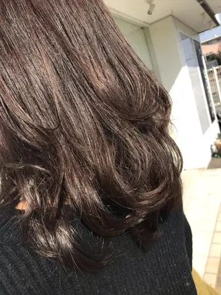 ミディアム カラー 岡田詩織 MODE Ks松原店のヘアスタイル