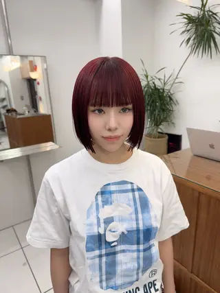 ショート カラー MIES amane(アマネ)のヘアスタイル