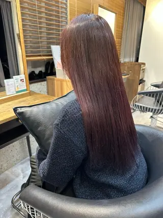 ロング カラーモデル募集 艶髪/透明感/ゆうとのヘアスタイル