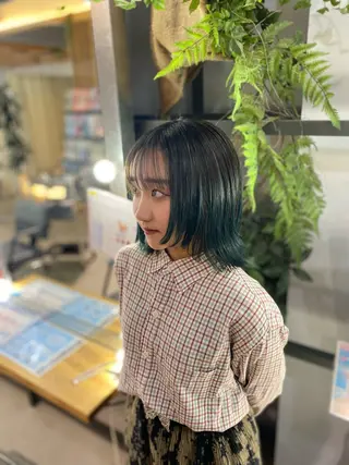 ミディアム カラー 伊藤 裕也のヘアスタイル