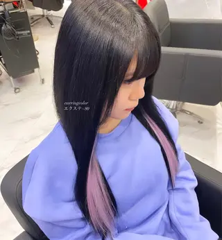 ロング カラー パーマ ヘアアレンジ メンズ 最新艶髪トレンド¦ ヘア¦miyu🐒♡のヘアスタイル