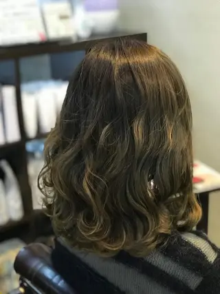 セミロング 正分 真美のヘアスタイル