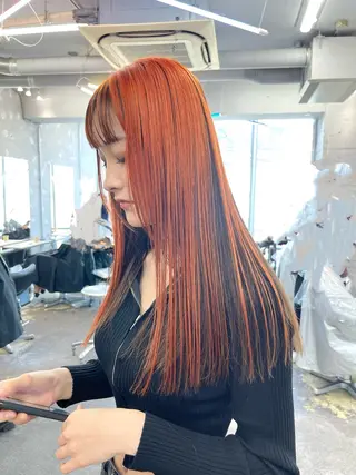 ロング カラー レイヤーカットとハイ トーン/HIROKIのヘアスタイル