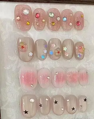 ネイル ビルドアップ ビューティーのネイルデザイン