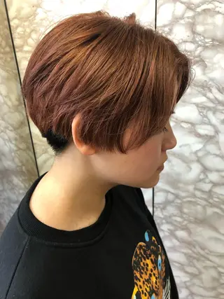 ショート カラー パーマ ヘアアレンジ メンズ TOMO GEEKS代表のヘアスタイル