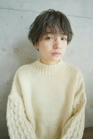 ショート パーマ 小田川 竜也のヘアスタイル