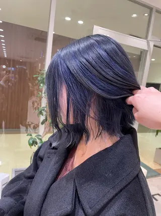 カラー 🫧L`pul🫧 ハイトーン/マツパのヘアスタイル