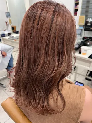 セミロング カラー メンズカットグラデー ションカラー/ケイゴのヘアスタイル